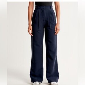 A&F Sloane Tailored Pants , Navy